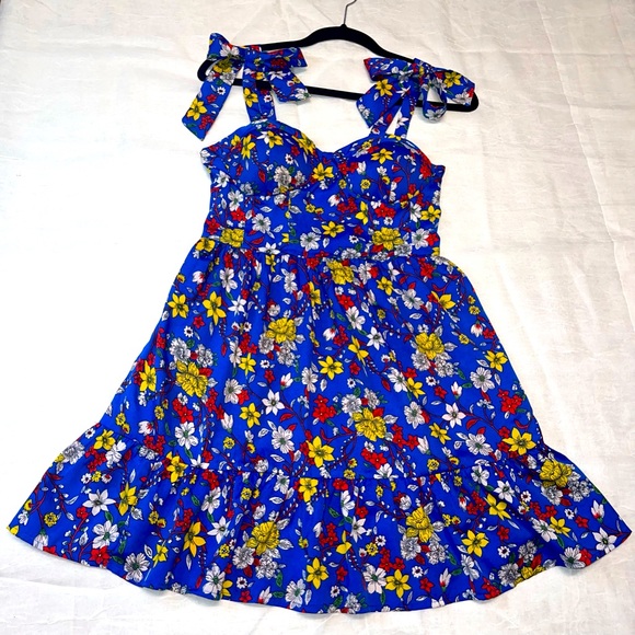 B•O•G Collective Floral Mini Dress (M) - Picture 1 of 12